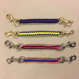 Two-Color Collar Mates, top two with 3/8" clips, bottom two with 1/2" silver clips