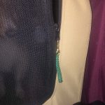 Kelly Green Zipper Pull with 3/8" brass clip